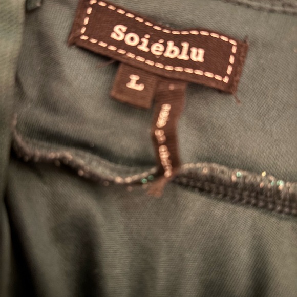 Baltic Born Soieblu Emerald Sequined Floral detail, Size L - Picture 5 of 9